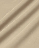 Khaki Square Neck Pocket Slip Midi Dress - Threadford