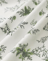 Green Floral Ruched Lace Halter Midi Dress - Threadford