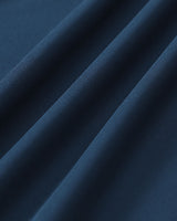 Navy Ruched Halter Midi Dress - Threadford