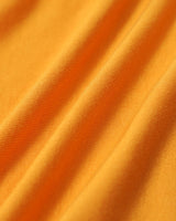 Orange Ruched Knitted Slip Midi Dress - Threadford