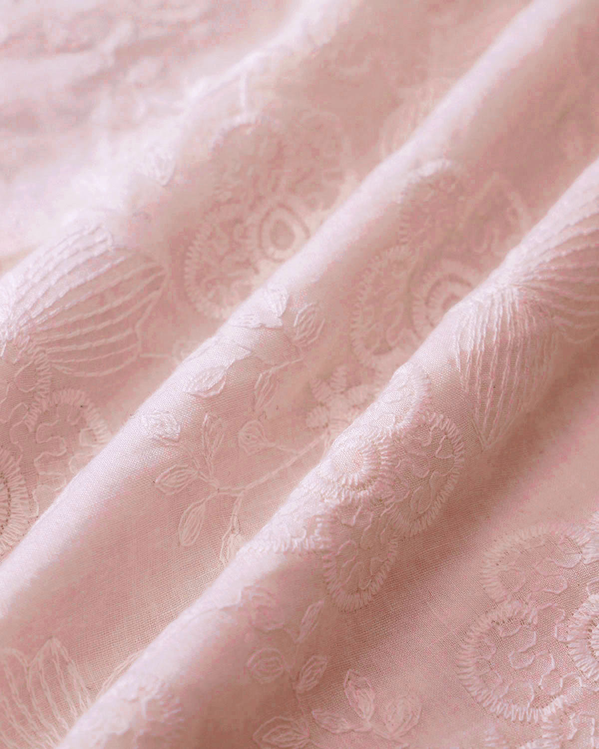 Pink Embroidery Halter Midi Dress - Threadford