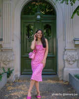 The Frill Trim Floral Cami Dress - Threadford