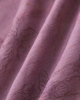 Purple Floral Tie Strap Midi Dress - Threadford