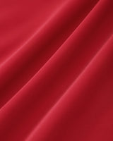 Red Contrast Slit Slip Midi Dress - Threadford