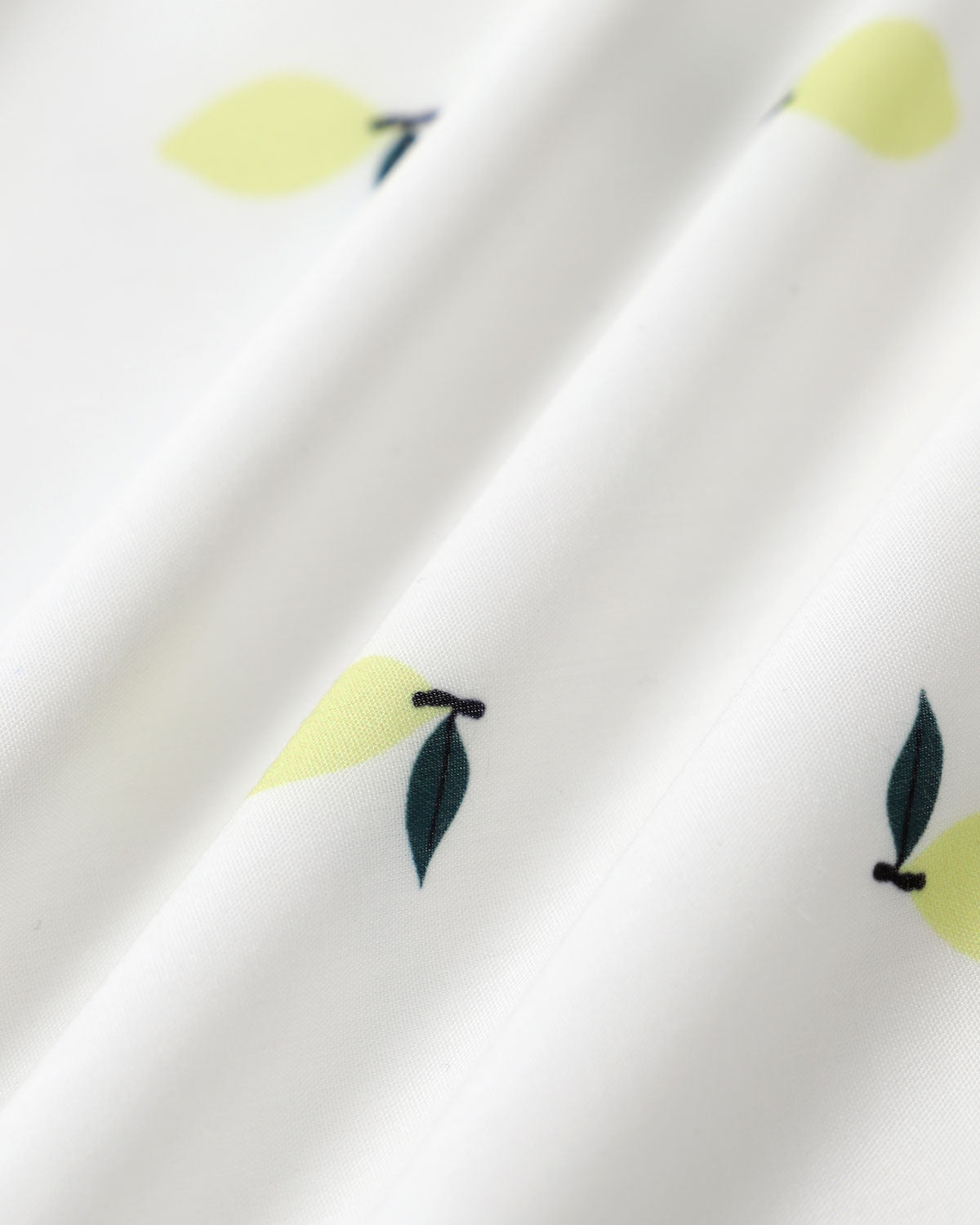 White Fruit Square Neck Midi Dress - Threadford