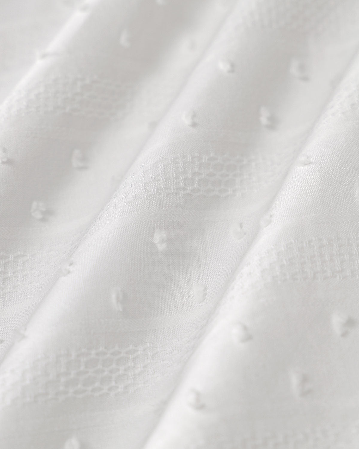 White Textured Square Neck Slip Midi Dress - Threadford