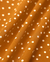 The Yellow Polka Dot Ruffle Wrap Dress - Threadford