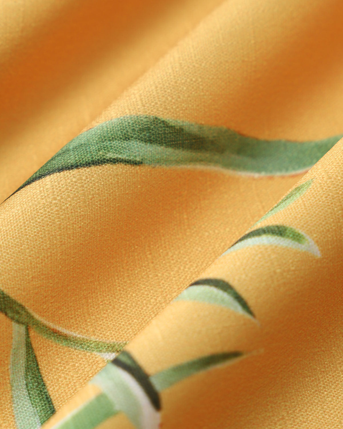 Yellow Floral A-Line Slip Midi Dress - Threadford