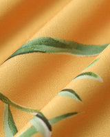 Yellow Floral A-Line Slip Midi Dress - Threadford