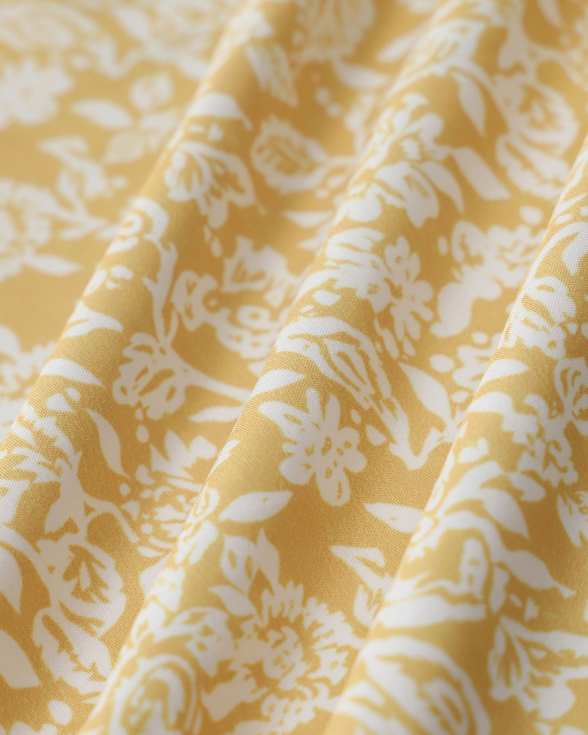 Yellow Floral Backless Slip Midi Dress - Threadford