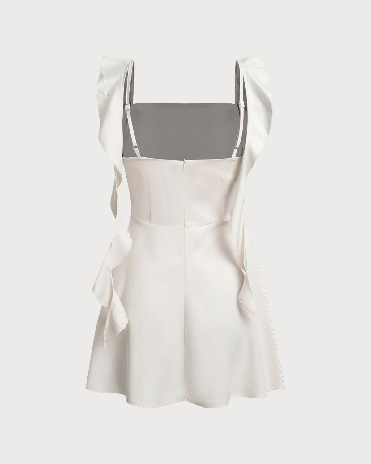 Apricot Square Neck Slip Mini Dress - Threadford
