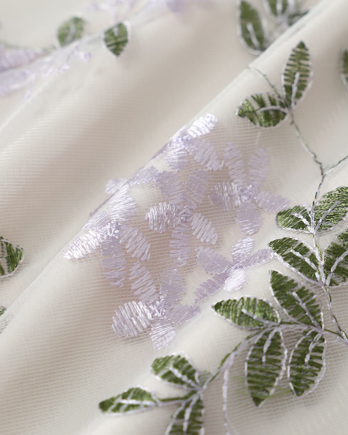 Beige Square Neck Embroidery Slit Slip Mini Dress - Threadford