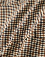 Brown Plaid Button Slip Mini Dress - Threadford