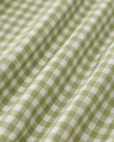 Green Plaid Ruched Slip Mini Dress - Threadford