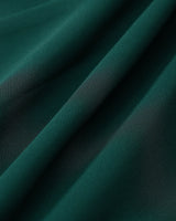 Green Tie Neck See-Through Mini Dress - Threadford