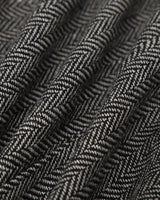 Grey Button Pleated Mini Dress - Threadford