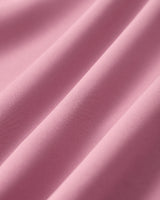 Pink Square Neck Slip Pleated Mini Dress - Threadford