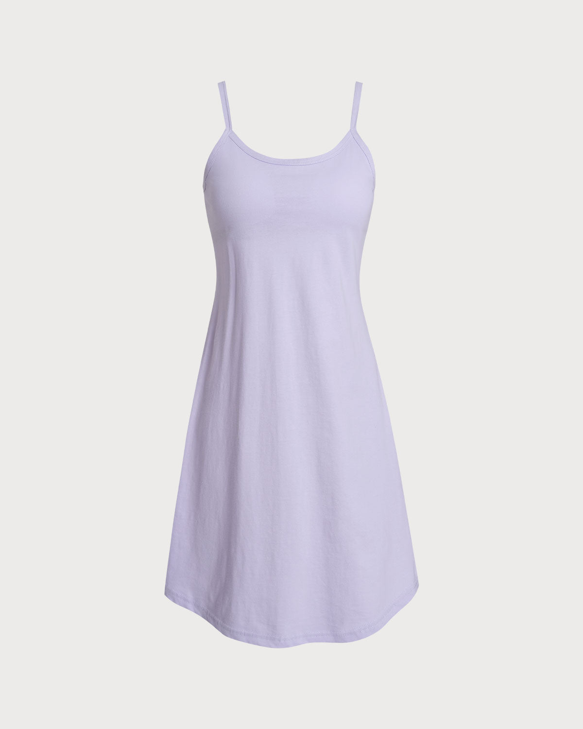 Purple A-Line Slip Mini Dress - Threadford