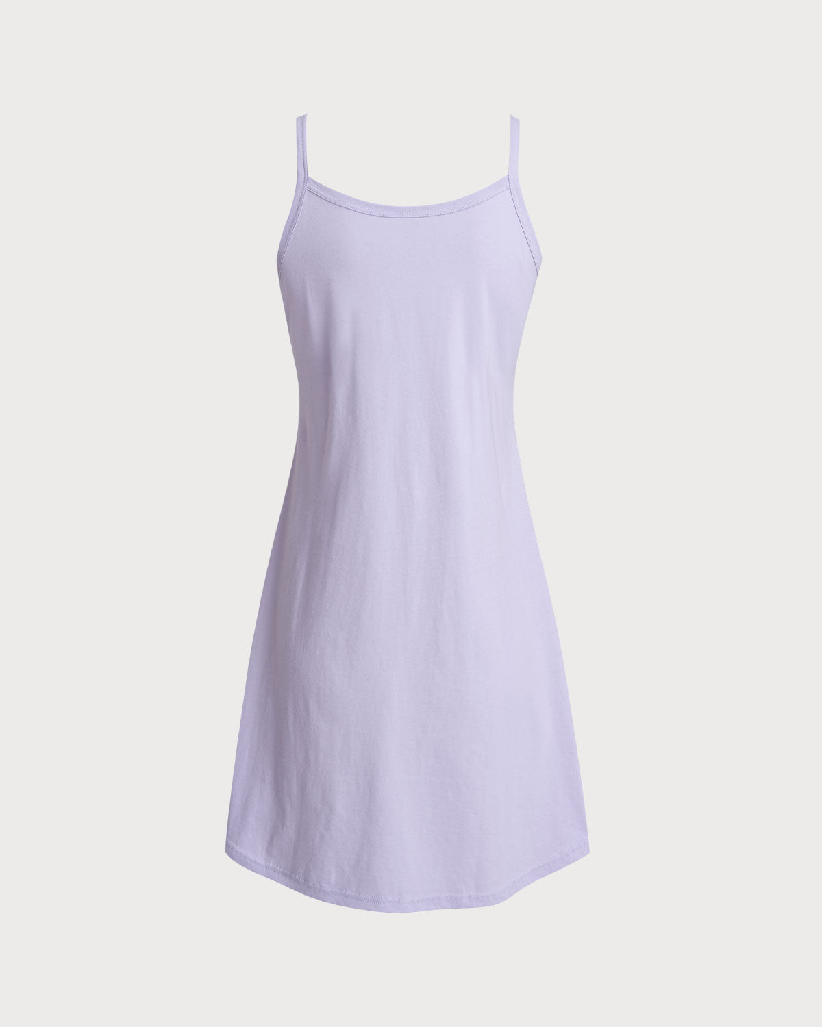 Purple A-Line Slip Mini Dress - Threadford