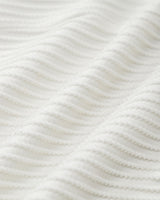 White Splicing Sweater Mini Dress - Threadford