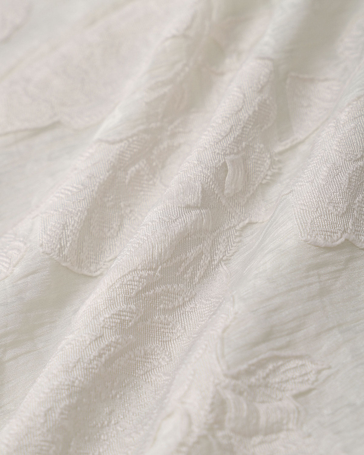 White Textured Square Neck Slip Mini Dress - Threadford