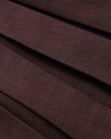 Wine Red Boat Neck Sleeveless Mini Dress - Threadford