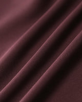 Wine Red Contrast Sleeveless Mini Dress - Threadford