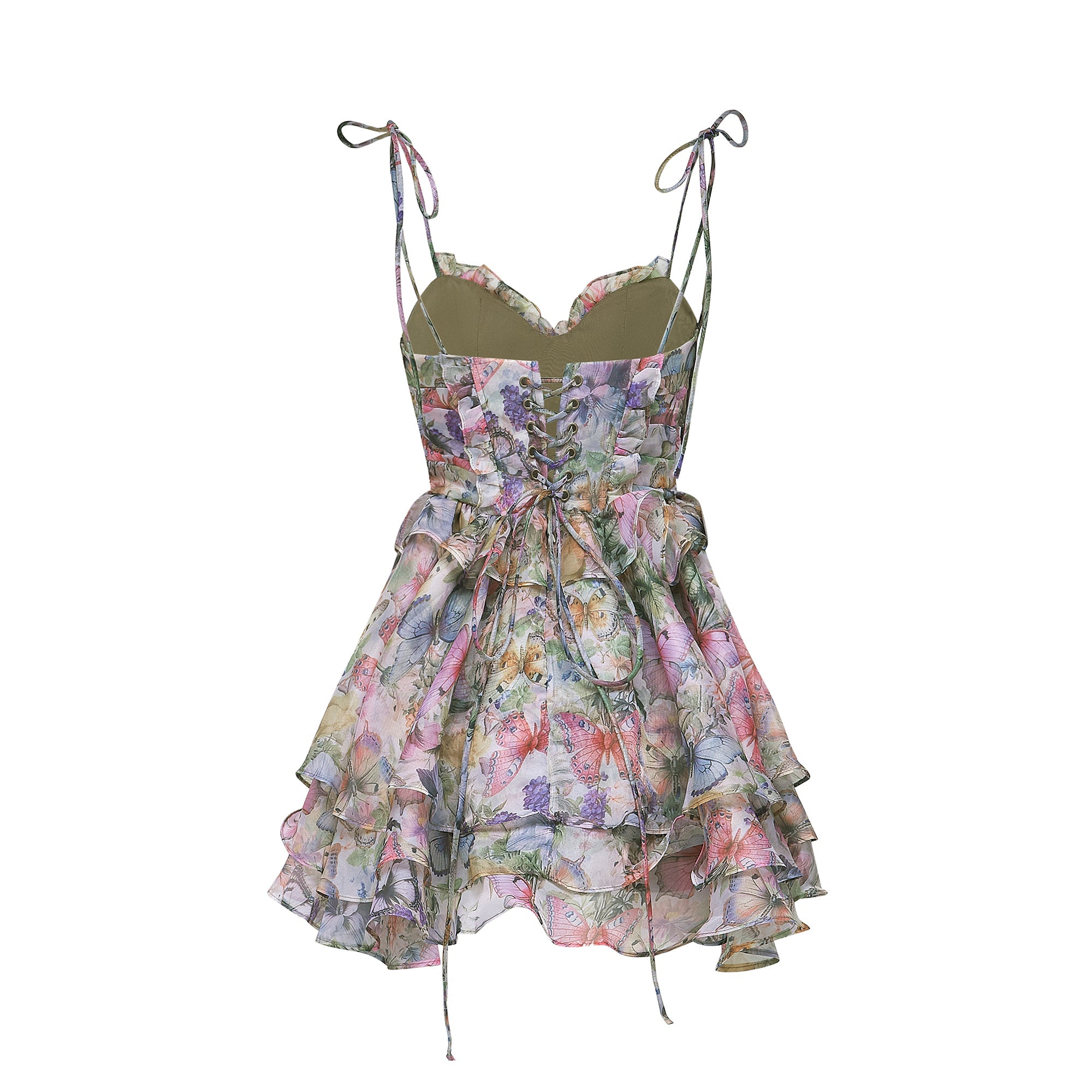 Juliette floral print pleated mini dress - Threadford