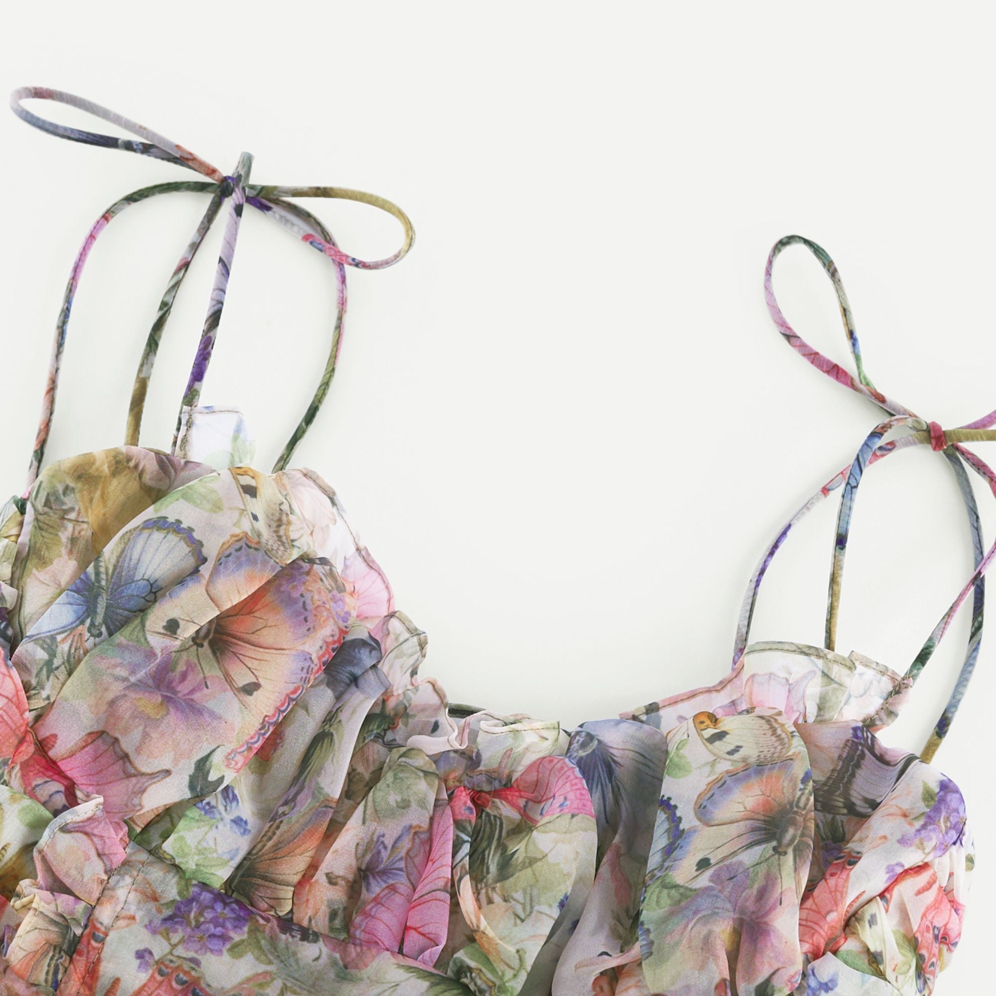 Juliette floral print pleated mini dress - Threadford