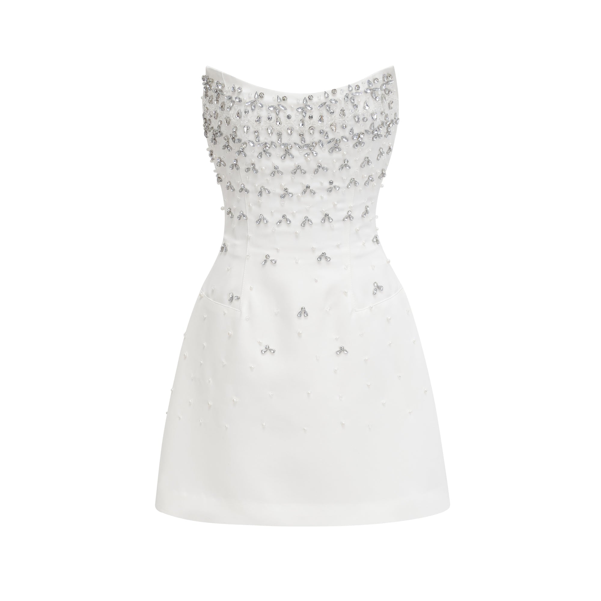 Melisande black embellished mini dress - Threadford