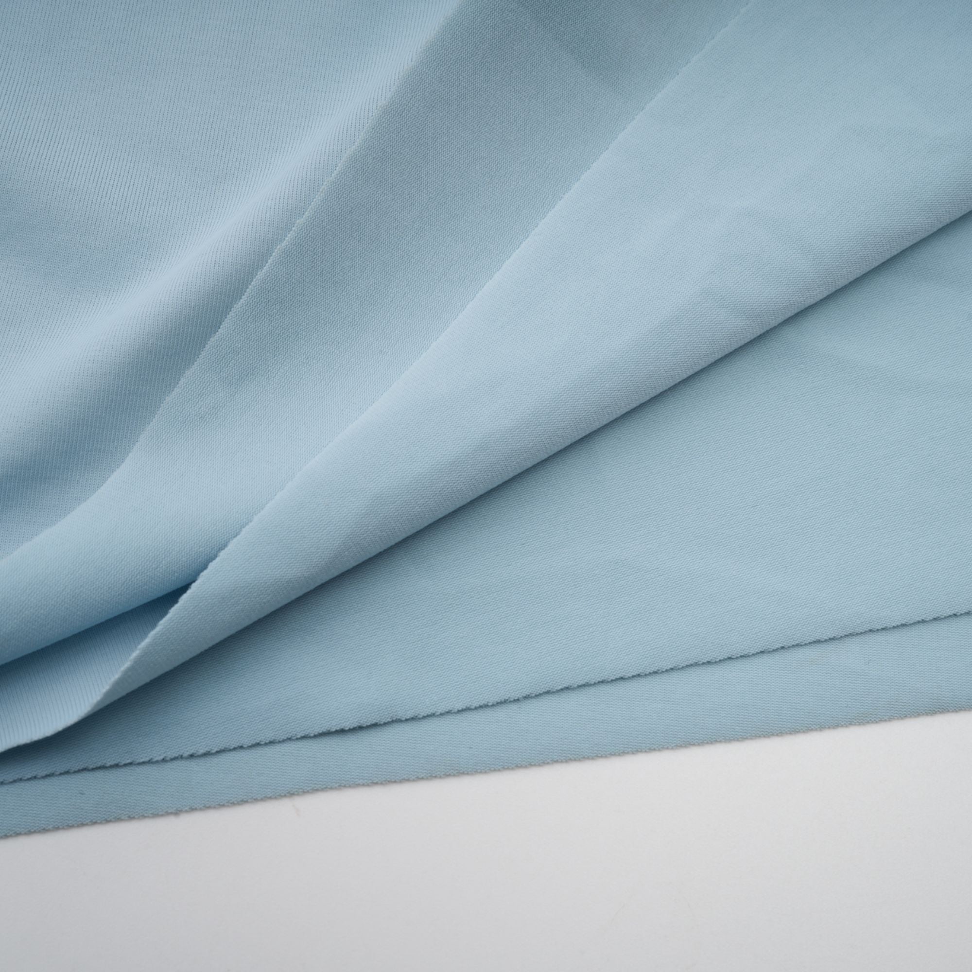 Catherine asymmetrical pleated maxi dress in Baby-blue - Threadford