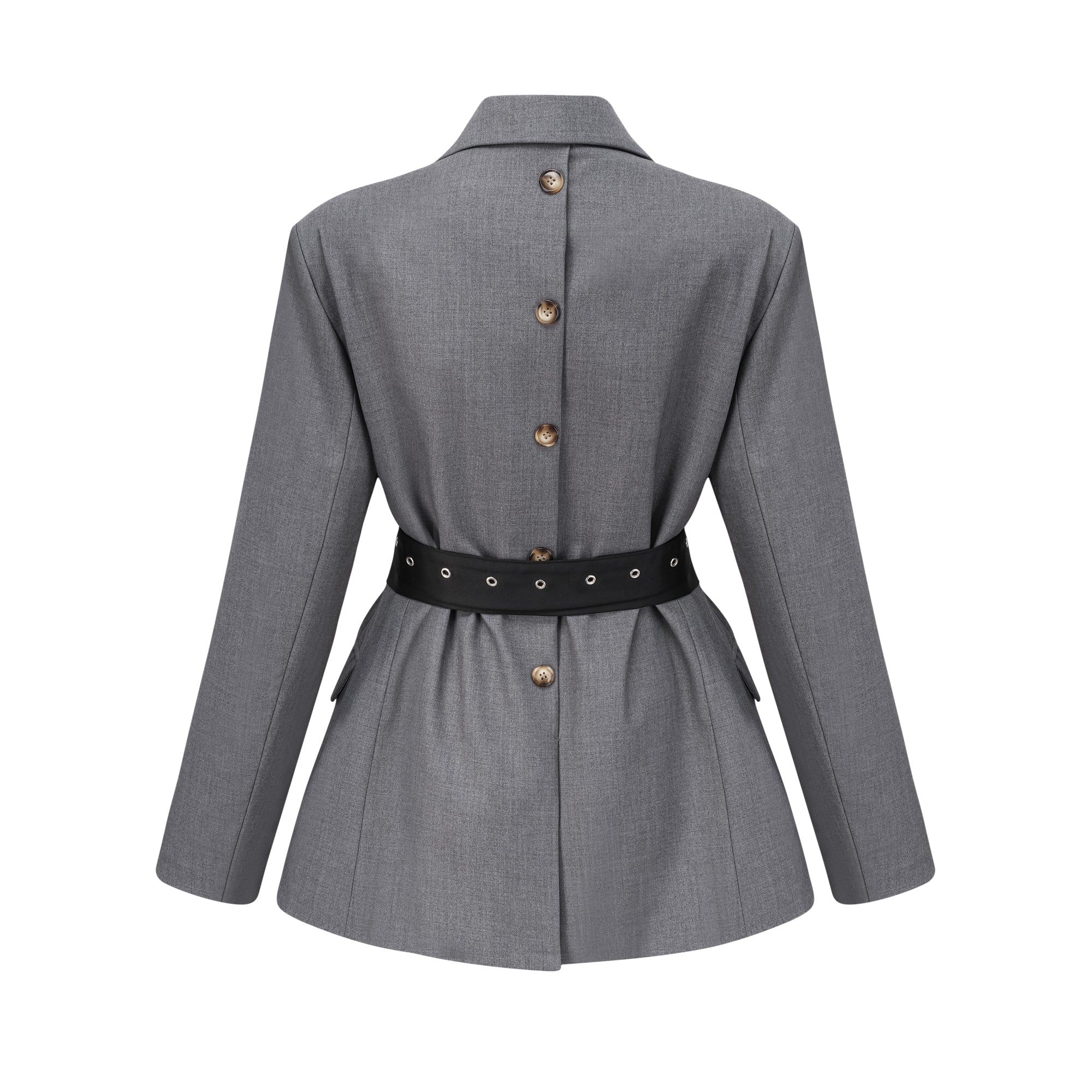 Thérèse Belted Waist Blazer - Threadford