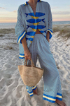 Trivela™ | Linen Set with Sardine and Lemon Print - Threadford
