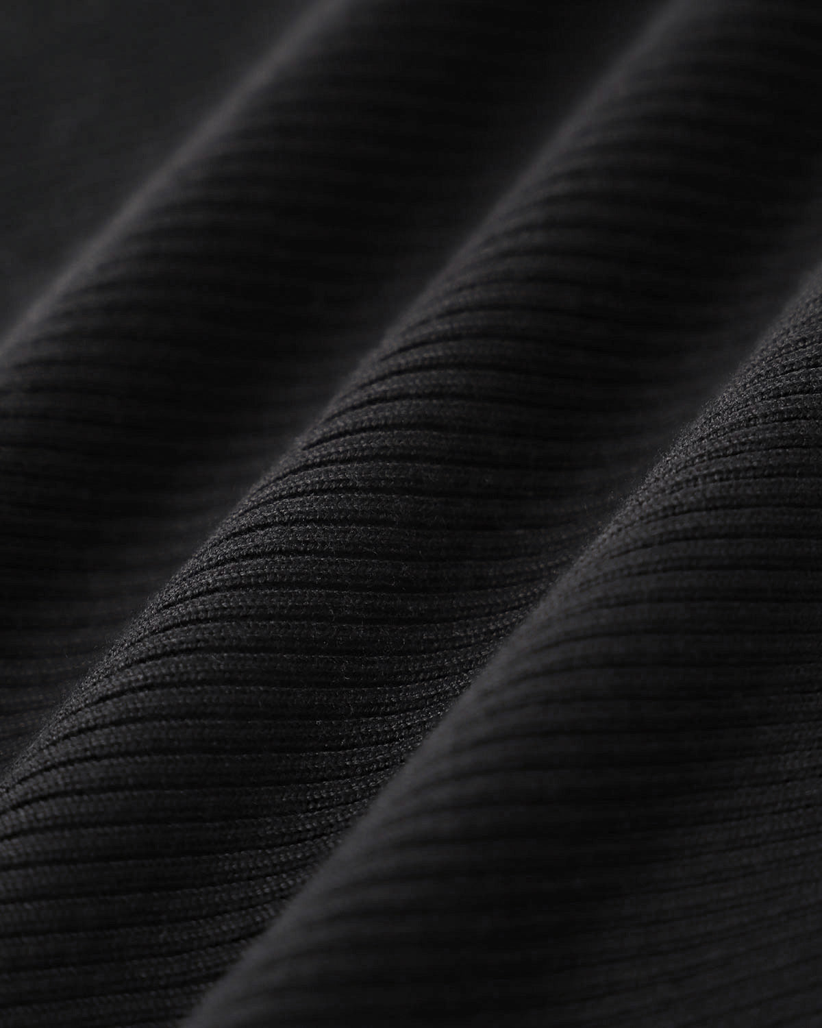 Black Contrast Bodycon Slip Sweater Dress - Threadford