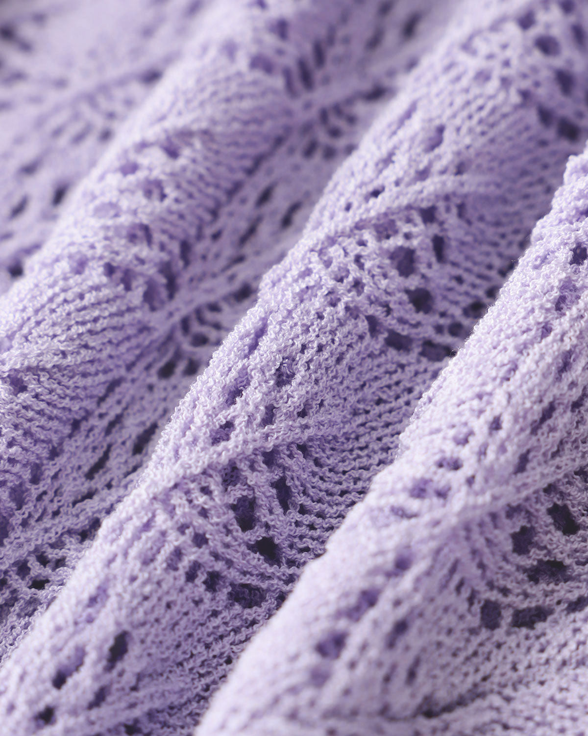 Purple U Neck Cut Out Sweater Dress - Threadford