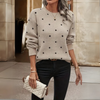 Ava - Soft Sweater with Dots - Threadford