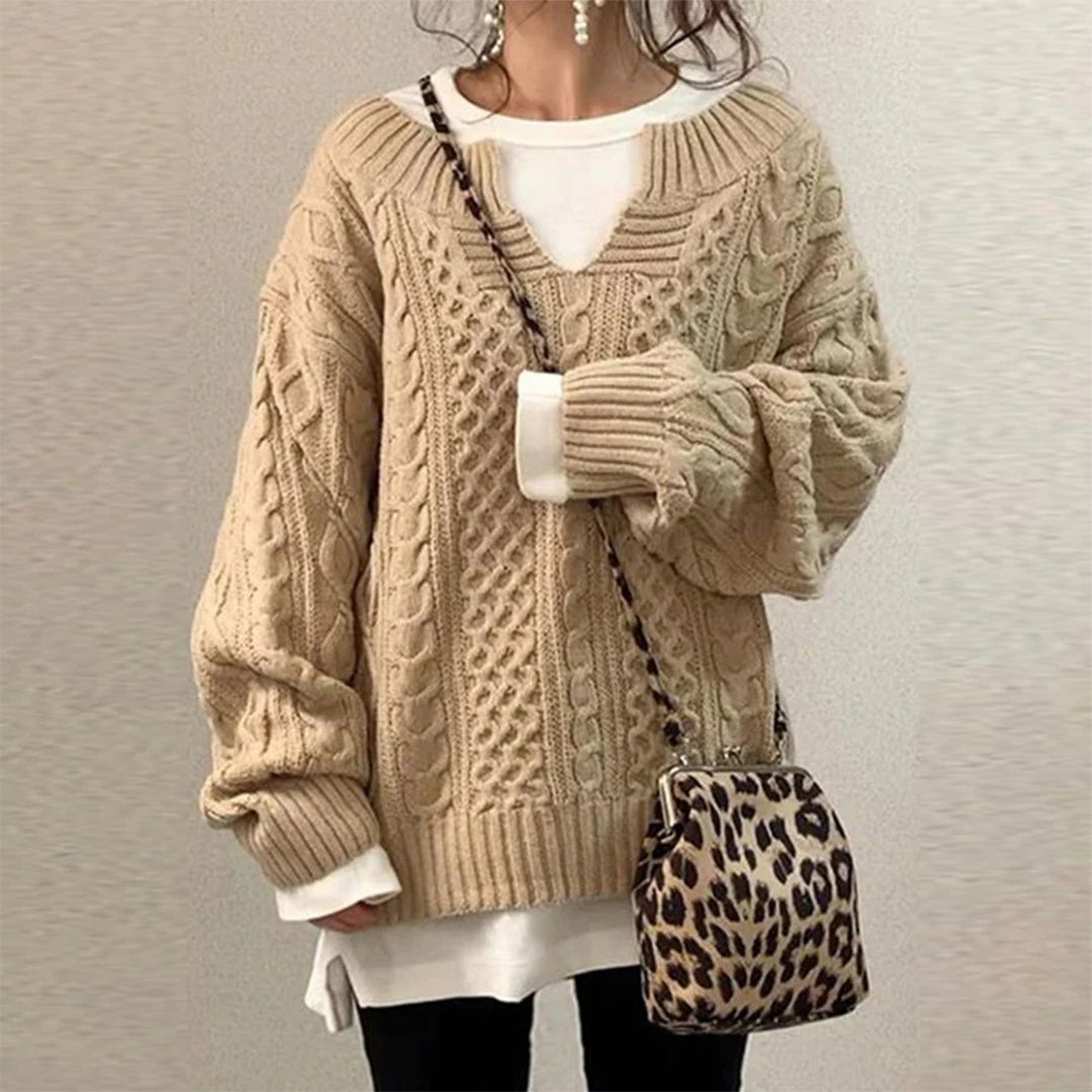 Sofia - Winter Pullover Torzato - Threadford
