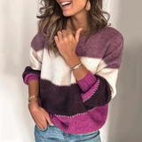 Elisa - Retro-Chic Knit Sweater - Threadford