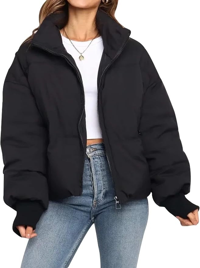 Diana | Cropped Quilted Puffer Jacket