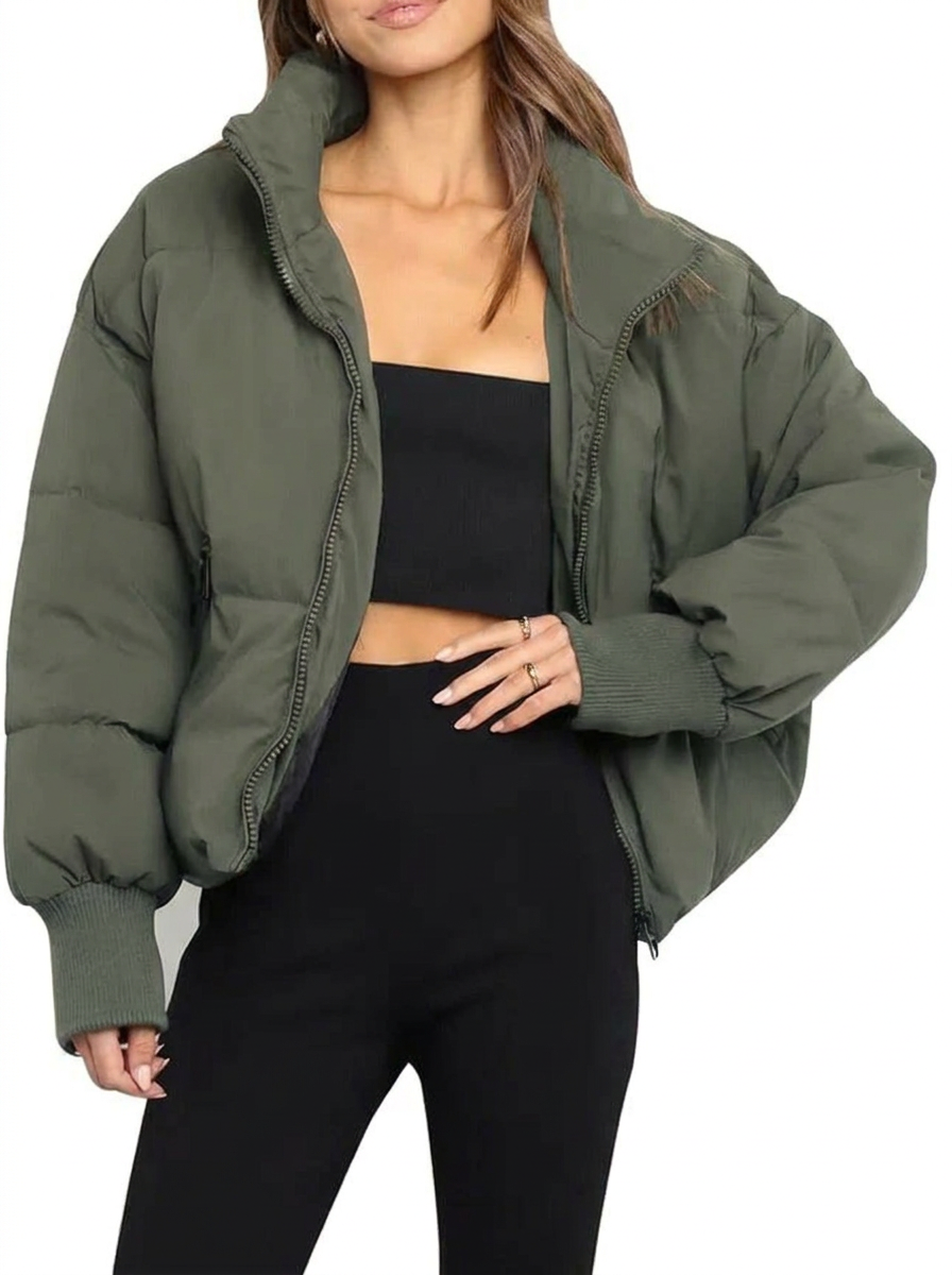 Diana | Cropped Quilted Puffer Jacket