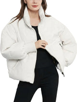 Diana | Cropped Quilted Puffer Jacket