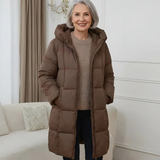 Juliana | Women's Long Winter Jacket with Hood and Full Coverage
