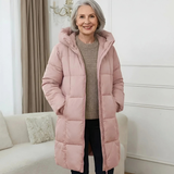 Juliana | Women's Long Winter Jacket with Hood and Full Coverage