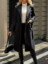 Natalie | Women's Tailored Belted Long Coat