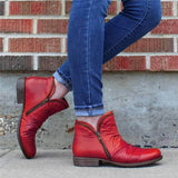 Selena | Women’s Ankle Boots with Double Zipper