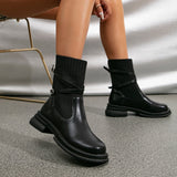 Olivia | Brown Ankle Boots with Wrap Straps and Block Heel