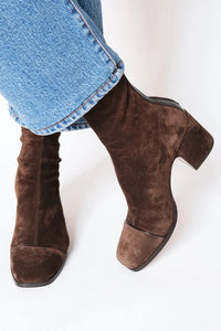 Diana | Elegant Square-Toe Block Heel Boots