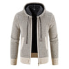 Oliver | Textured Zip-Up Hooded Cardigan for Men