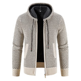 Oliver | Textured Zip-Up Hooded Cardigan for Men