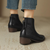 Elara | Women's Ankle Boots with Sleek Pointed Toe & Low Block Heel